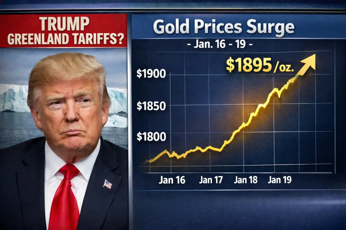 Trump Greenland tariffs gold prices impact